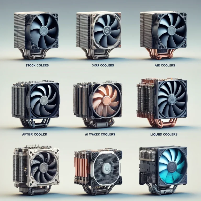 different types of CPU coolers