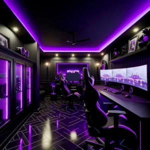 Purple game room